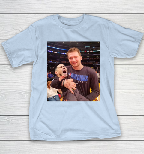 Luka Doncic Shirt Luka Doncic Holding Kevin Kno Baby Youth T-Shirt 5