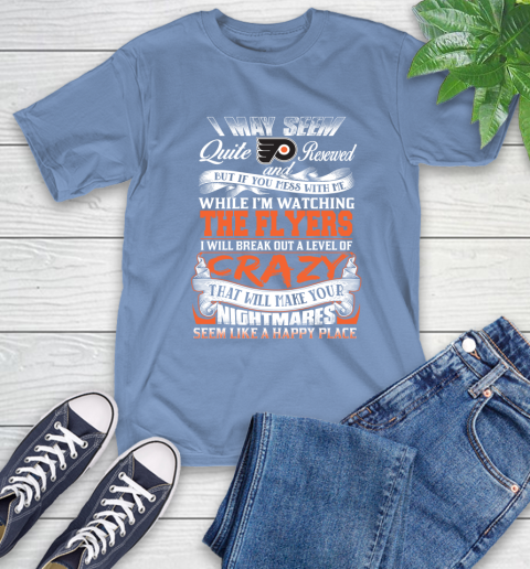 Philadelphia Flyers NHL Hockey Don't Mess With Me While I'm Watching My Team T-Shirt 12