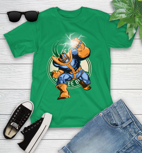 Milwaukee Bucks NBA Basketball Thanos Avengers Infinity War Marvel Youth T-Shirt 8