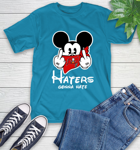 NFL Tampa Bay Buccaneers Haters Gonna Hate Mickey Mouse Disney Football T Shirt_000 T-Shirt 9