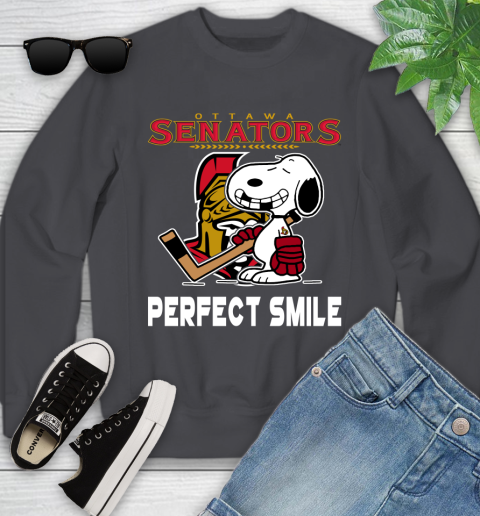 NHL New York Rangers Snoopy Perfect Smile The Peanuts Movie Hockey T Shirt Youth Sweatshirt 5