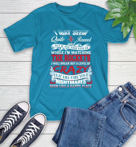Houston Rockets NBA Basketball Don't Mess With Me While I'm Watching My Team T-Shirt 9