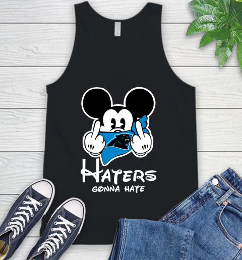NFL Carolina Panthers Haters Gonna Hate Mickey Mouse Disney Football T Shirt_000 Tank Top