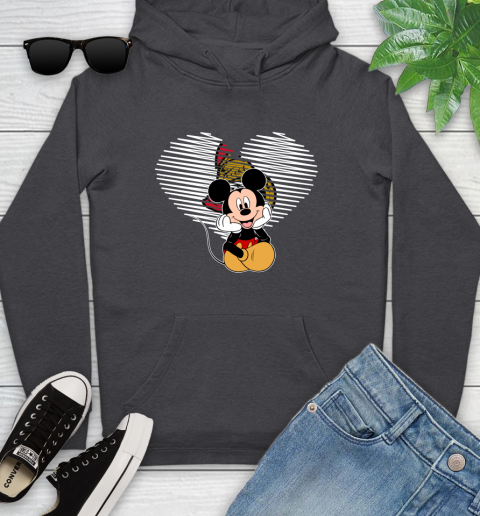 NHL Ottawa Senators The Heart Mickey Mouse Disney Hockey Youth Hoodie 8