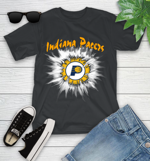 Indiana Pacers NBA Basketball Rip Sports Youth T-Shirt
