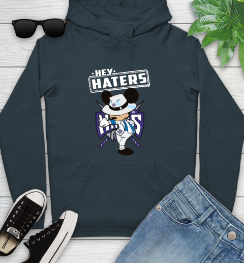 NBA Hey Haters Mickey Basketball Sports Sacramento Kings Youth Hoodie 10
