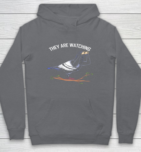 Birds Are Not Real Shirt They are Watching Funny Hoodie 11