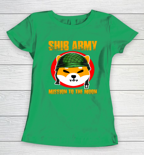 Shiba Army Shiba Inu Coin Crypto Token Cryptocurrency Wallet Women's T-Shirt 12