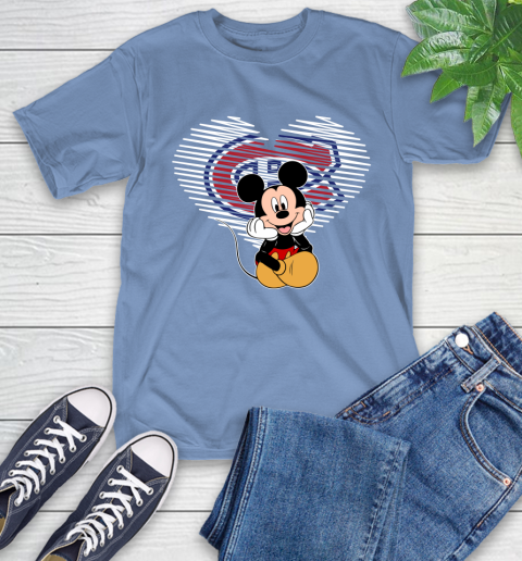NHL Montreal Canadiens The Heart Mickey Mouse Disney Hockey T-Shirt 12