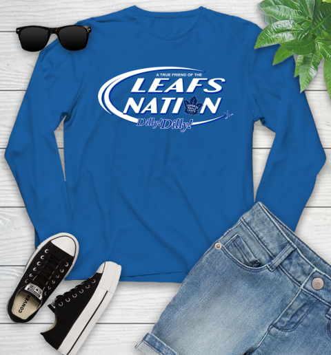 NHL A True Friend Of The Toronto Maple Leafs Dilly Dilly Hockey Sports Youth Long Sleeve 10
