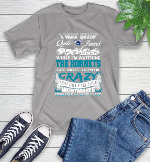 Charlotte Hornets NBA Basketball Don't Mess With Me While I'm Watching My Team T-Shirt 6