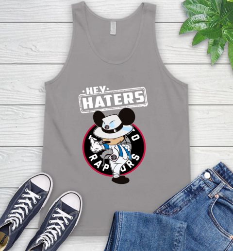 NBA Hey Haters Mickey Basketball Sports Toronto Raptors Tank Top 3