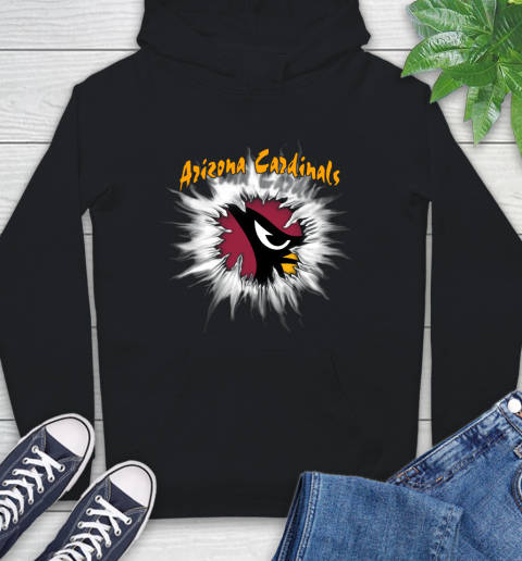 Arizona Cardinals NFL Football Adoring Fan Rip Sports Hoodie