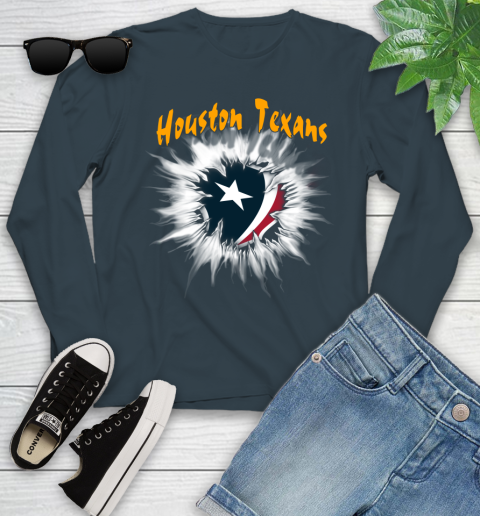 Houston Texans NFL Football Adoring Fan Rip Sports Youth Long Sleeve 9