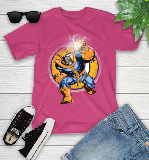 Indiana Pacers NBA Basketball Thanos Avengers Infinity War Marvel Youth T-Shirt 11