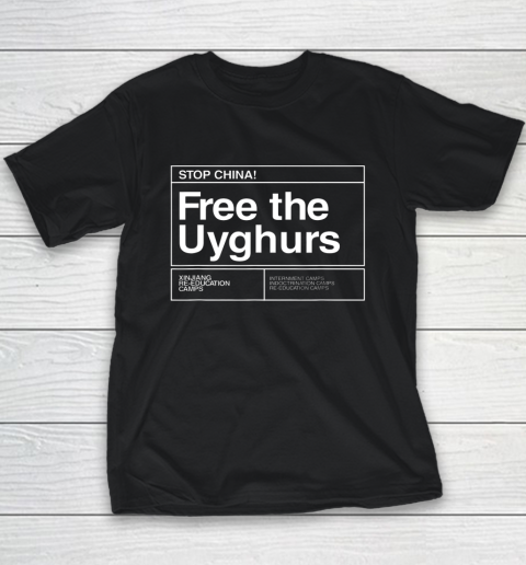 Free the Uyghurs Stop China Youth T-Shirt