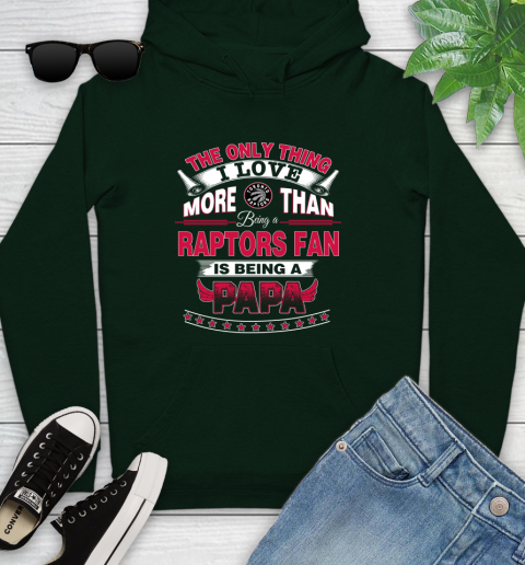 NBA The Only Thing I Love More Than Being A Toronto Raptors Fan Is Being A Papa Basketball Youth Hoodie 14