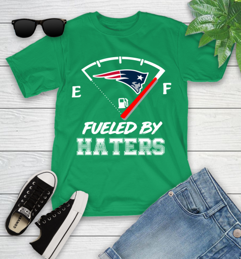 New England Patriots NFL Football Fueled By Haters Sports Youth T-Shirt 8