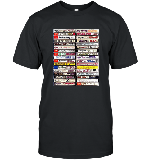 Punk Mix Tapes on a T Shirt Awesome Punk Fans Gift Shirts T-Shirt