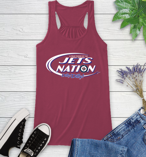 NHL A True Friend Of The Winnipeg Jets Dilly Dilly Hockey Sports Racerback Tank 7