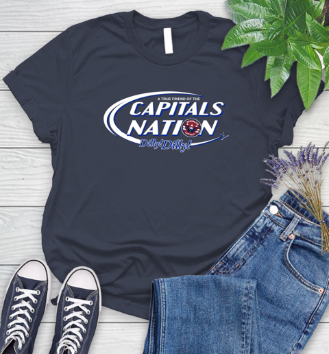 NHL A True Friend Of The Washington Capitals Dilly Dilly Hockey Sports Women's T-Shirt 14