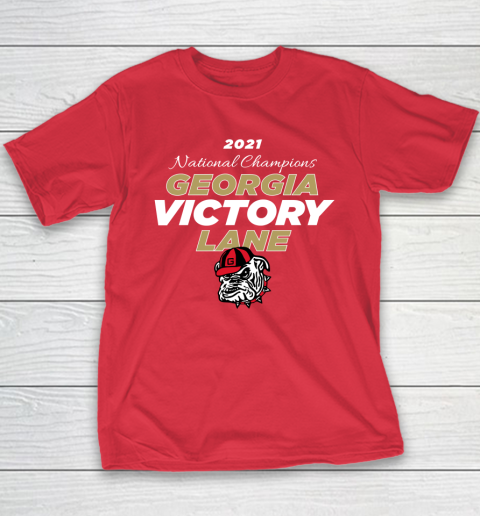Uga National Championship Georgia Bulldogs Victory Lane 2022 Youth T-Shirt 8