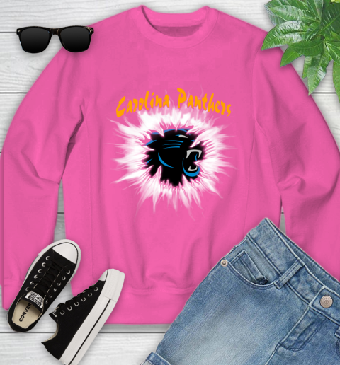 Carolina Panthers NFL Football Adoring Fan Rip Sports Youth Sweatshirt 6