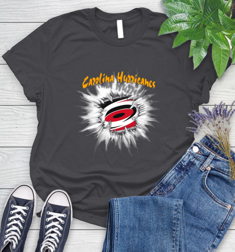 Carolina Hurricanes NHL Hockey Adoring Fan Rip Sports Women's T-Shirt 8
