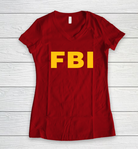 Female Body Inspector Cobra Kai Women's V-Neck T-Shirt 6