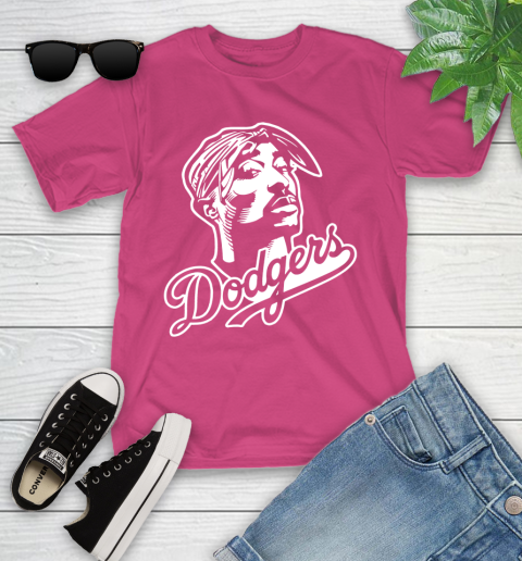 Tupac Dodgers Youth T-Shirt 11