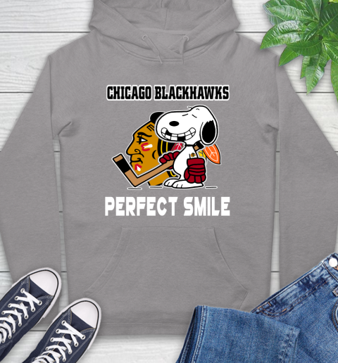 NHL Chicago Blackhawks Snoopy Perfect Smile The Peanuts Movie Hockey T Shirt Hoodie 6