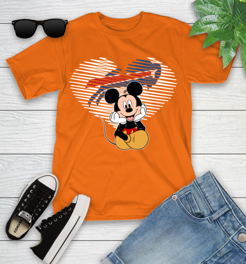 NFL Buffalo Bills The Heart Mickey Mouse Disney Football T Shirt_000 Youth T-Shirt 9