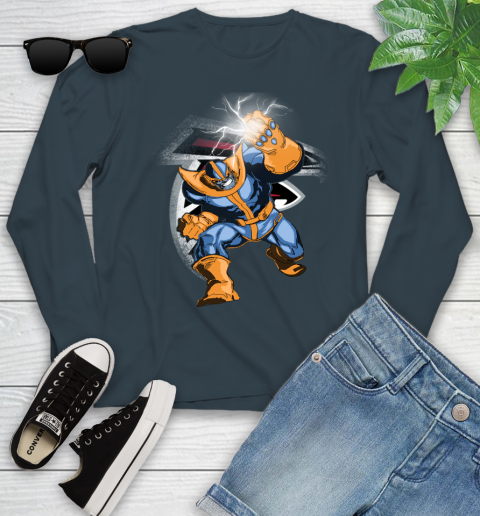Atlanta Falcons NFL Football Thanos Avengers Infinity War Marvel Youth Long Sleeve 9