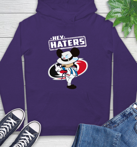 NHL Hey Haters Mickey Hockey Sports Carolina Hurricanes Hoodie 5