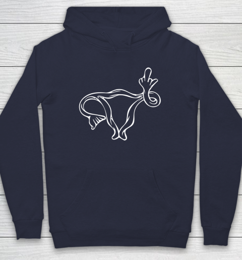 Middle Finger Uterus Hoodie 2