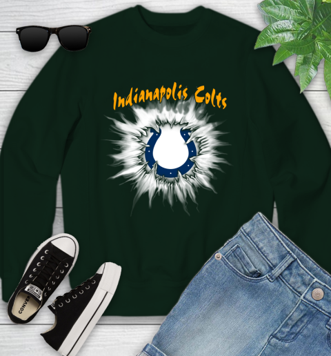 Indianapolis Colts NFL Football Adoring Fan Rip Sports Youth Sweatshirt 9