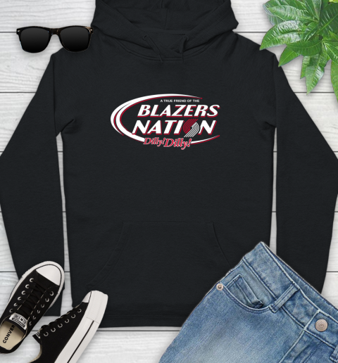 NBA A True Friend Of The Portland Trail Blazers Dilly Dilly Basketball Sports Youth Hoodie