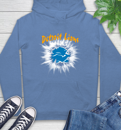 Detroit Lions NFL Football Adoring Fan Rip Sports Hoodie 11