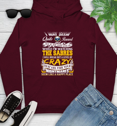 Buffalo Sabres NHL Hockey Don't Mess With Me While I'm Watching My Team Youth Hoodie 7