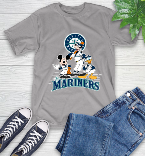 MLB Seattle Mariners Mickey Mouse Donald Duck Goofy Baseball T Shirt T-Shirt 6