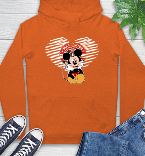 NBA Washington Wizards The Heart Mickey Mouse Disney Basketball Hoodie 4