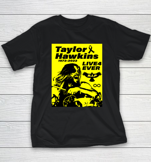 Taylor Hawkins Shirt RIP Foo Fighters Drummer 1972  2022 Youth T-Shirt