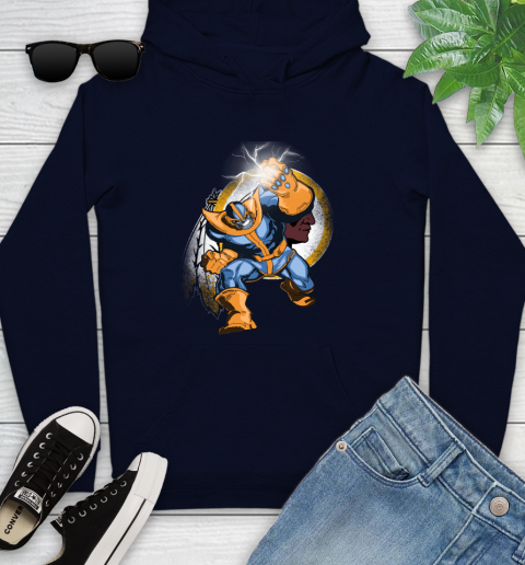 Washington Redskins NFL Football Thanos Avengers Infinity War Marvel Youth Hoodie 3