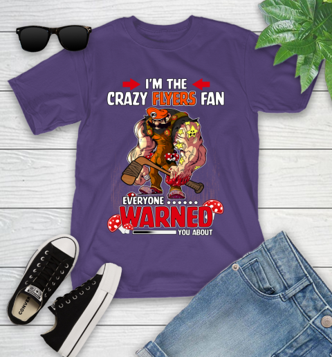 purple flyers shirt