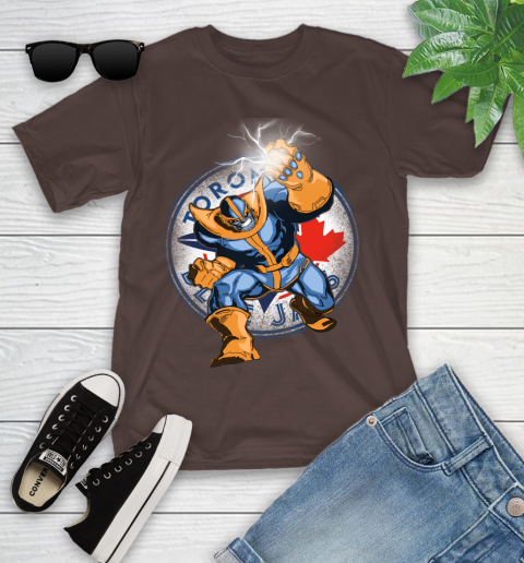 Toronto Blue Jays MLB Baseball Thanos Avengers Infinity War Marvel Youth T-Shirt 7