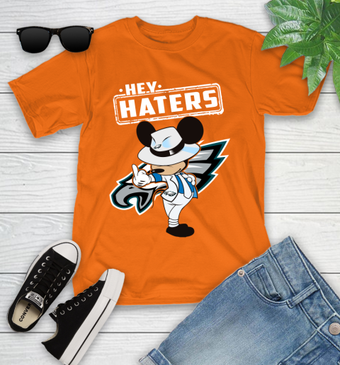 NFL Hey Haters Mickey Football Sports Philadelphia Eagles Youth T-Shirt 9