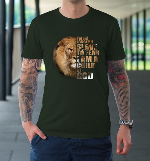 No Longer A Slave To Fear Child Of God Christian T-Shirt 11