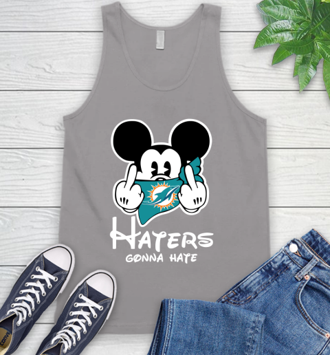 NFL Miami Dolphins Haters Gonna Hate Mickey Mouse Disney Football T Shirt Tank Top 3