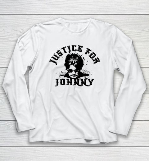 Justice For Johnny Depp Meme Long Sleeve T-Shirt