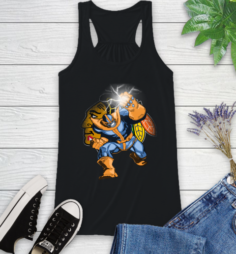 Chicago Blackhawks NHL Hockey Thanos Avengers Infinity War Marvel Racerback Tank